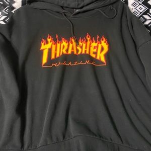thrasher crop top
